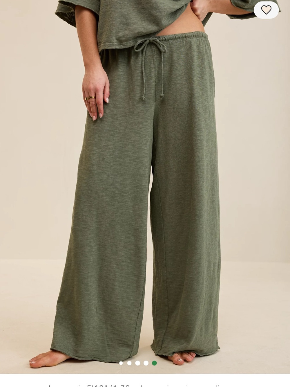 Aerie It's Casual Knit Slub Trouser Size L Like New